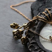 Defy Necklace Cherry Skulls3