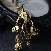 Defy Necklace Cherry Skulls4