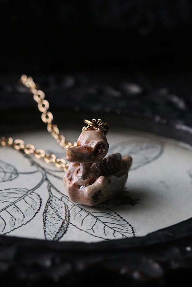Defy-Painted-Necklace-Duck-Skeleton1