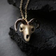 Defy-Painted-Necklace-Goat-Skull1