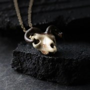 Defy-Painted-Necklace-Goat-Skull2