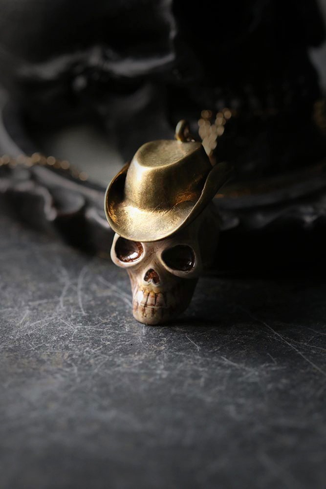 Defy-Painted-Necklace-Skull-Cowboy1