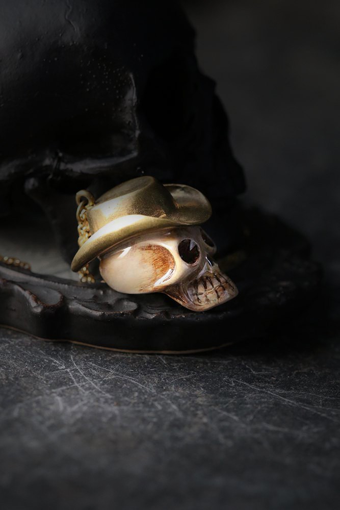 Defy-Painted-Necklace-Skull-Cowboy2