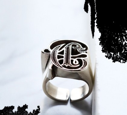 defy-letter-rings-silverplated-c4