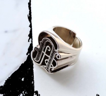 defy-letter-rings-silverplated-n3